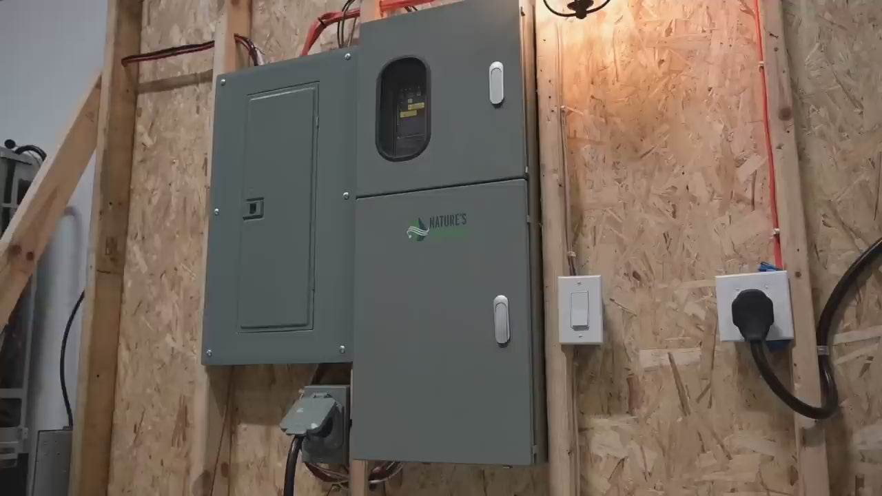 Video - hook up your generator to your house using Automatic Transfer Switch