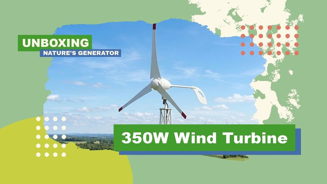 Video Unboxing the Nature’s Generator 350W Wind Turbine_ Free Power from the Wind!